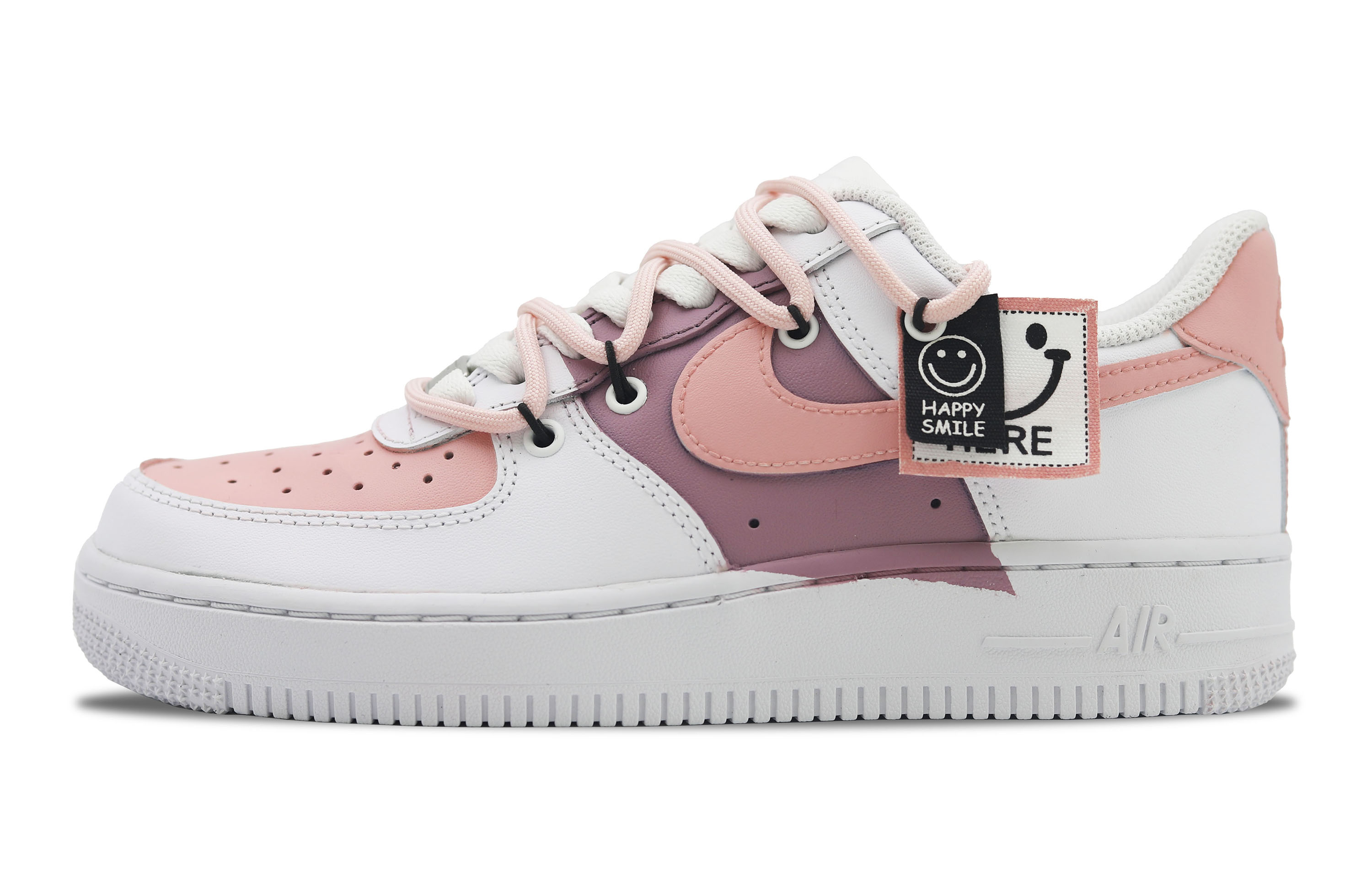 Buy (W) [Kasut Custom] Nike Air Force 1 Rendah 'Pink Romance' DD8959-100-486699