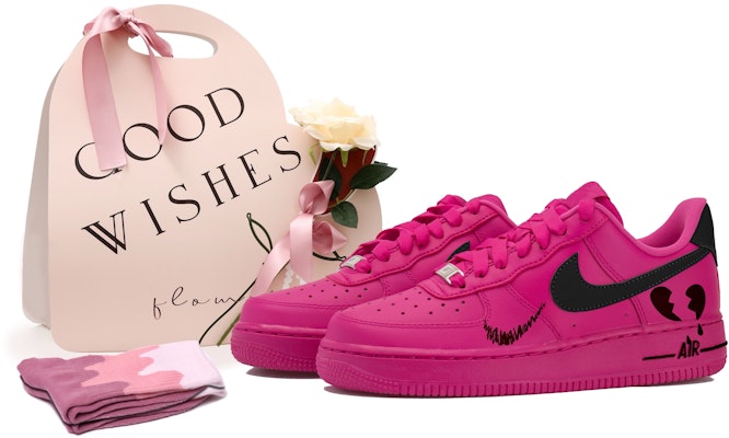 (W) 나이키 에어포스 1 '핑크 스우시 블랙 하트 그래피티' DD8959-600-(Team拾玖-玫粉双钩S-BOX) Buy (W) 나이키 에어포스 1 '핑크 스우시 블랙 하트 그래피티' DD8959-600-(Team拾玖-玫粉双钩S-BOX)