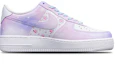 Order 【定制球鞋】Nike Air Force 1 Low "Triple White" 空军一号 Vibe風 手繪噴繪 愛心貓爪 520情人節主題 限量100雙送特殊鞋盒 復古 休閒 低幫 板鞋 女款 粉紅紫漸變