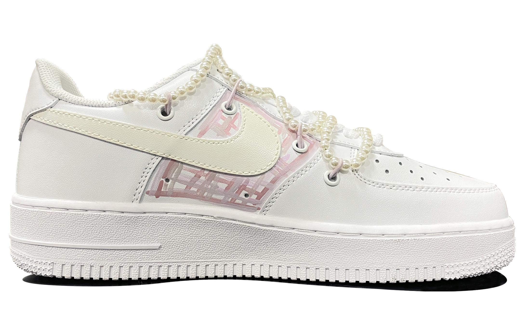 Order (W) [Sepatu Kustom] Nike Air Force 1 Low 'Pink White Heart Bunny' DD8959-100(TeamD-女款爱心小兔QD)