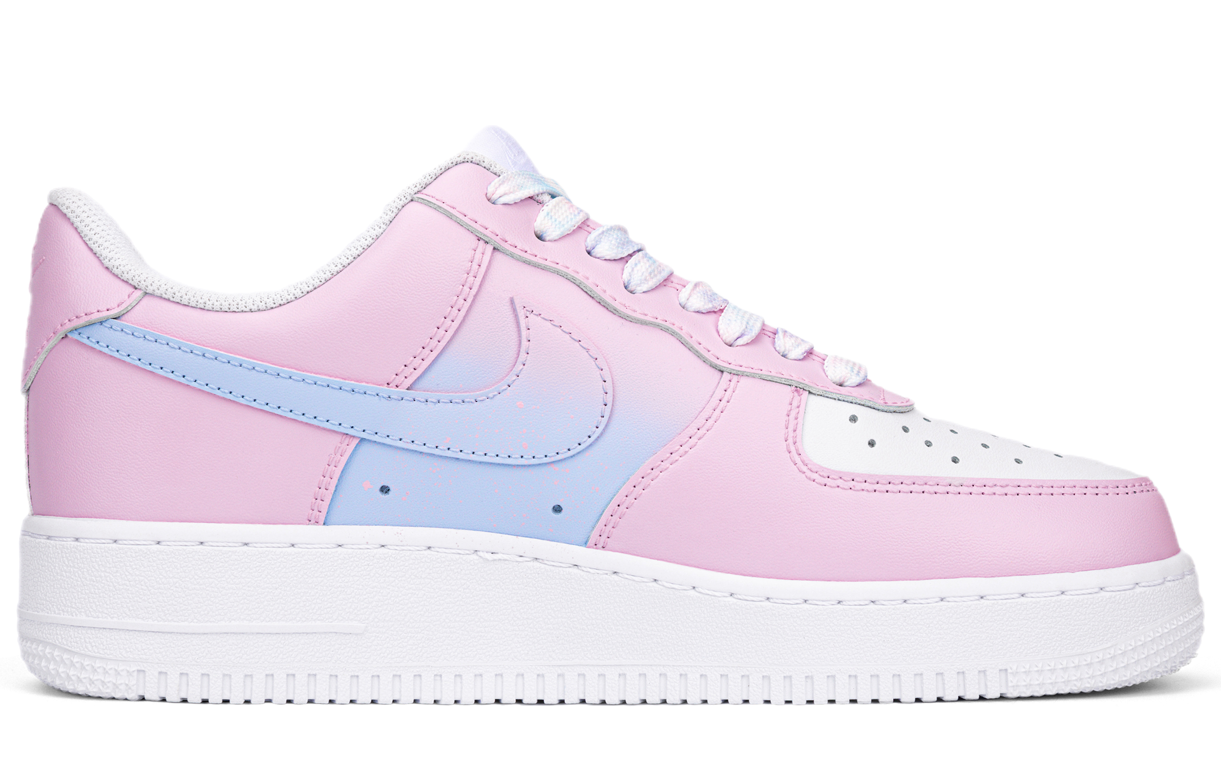 [Custom Shoes] (W) Nike Air Force 1 Low 'Pink Devil Smile' 圖 2