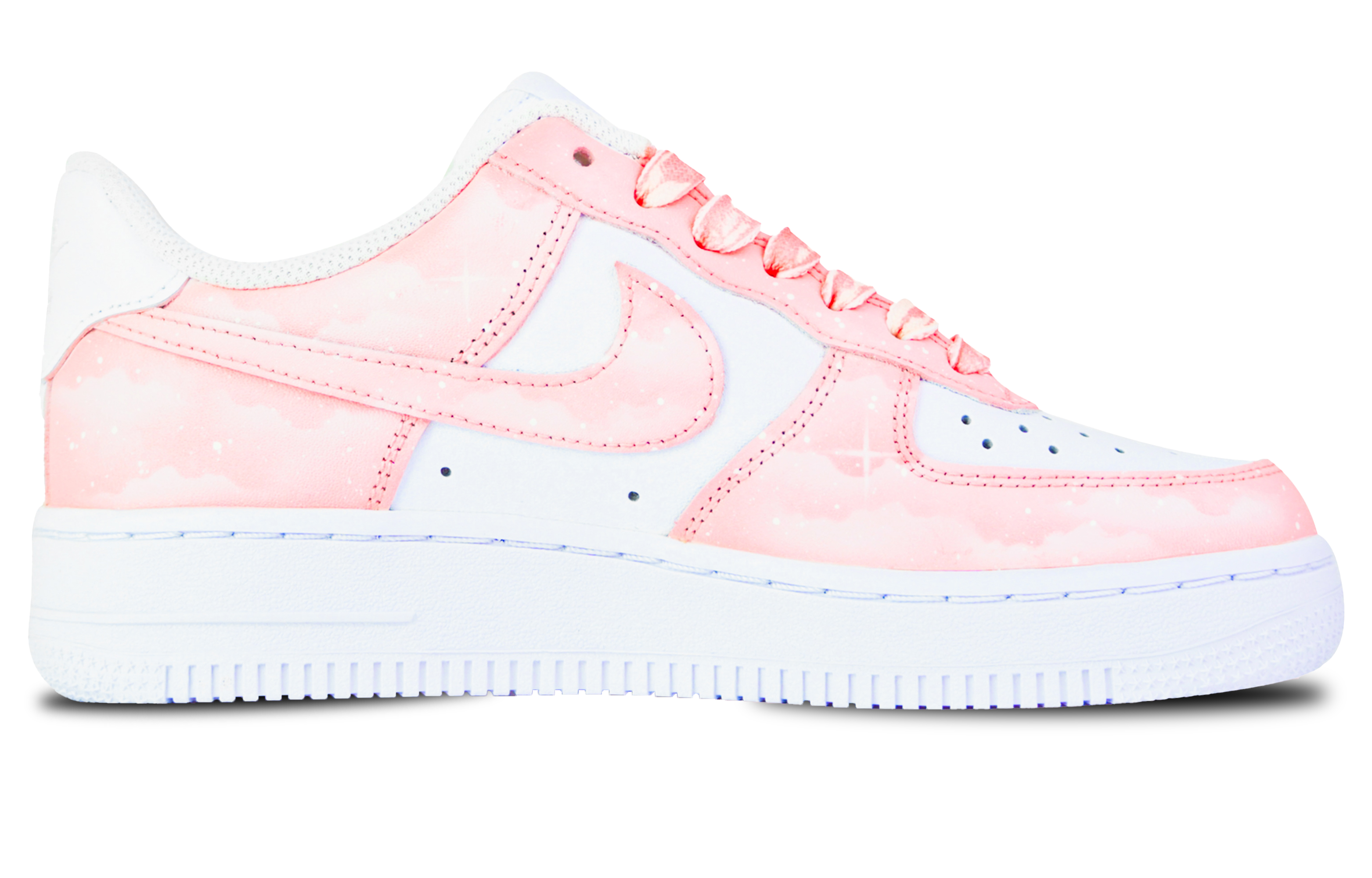 Order (W) [Zapatillas Personalizadas] Nike Air Force 1 Low 'Galaxia Rosa' DD8959-100(Team14-女款粉色星空粉白)
