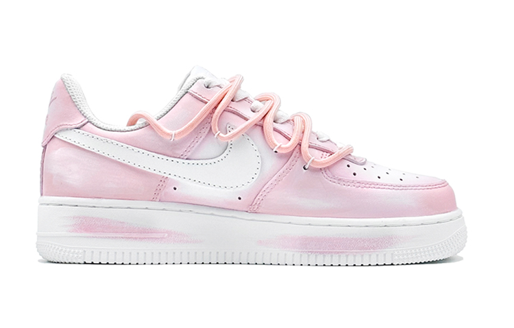 Order (W) ナイキ エア フォース 1 ロー 'ピンク ホワイト' (女性用カスタムシューズ) DH2920-111(Team88-粉特殊的你S-BOX)