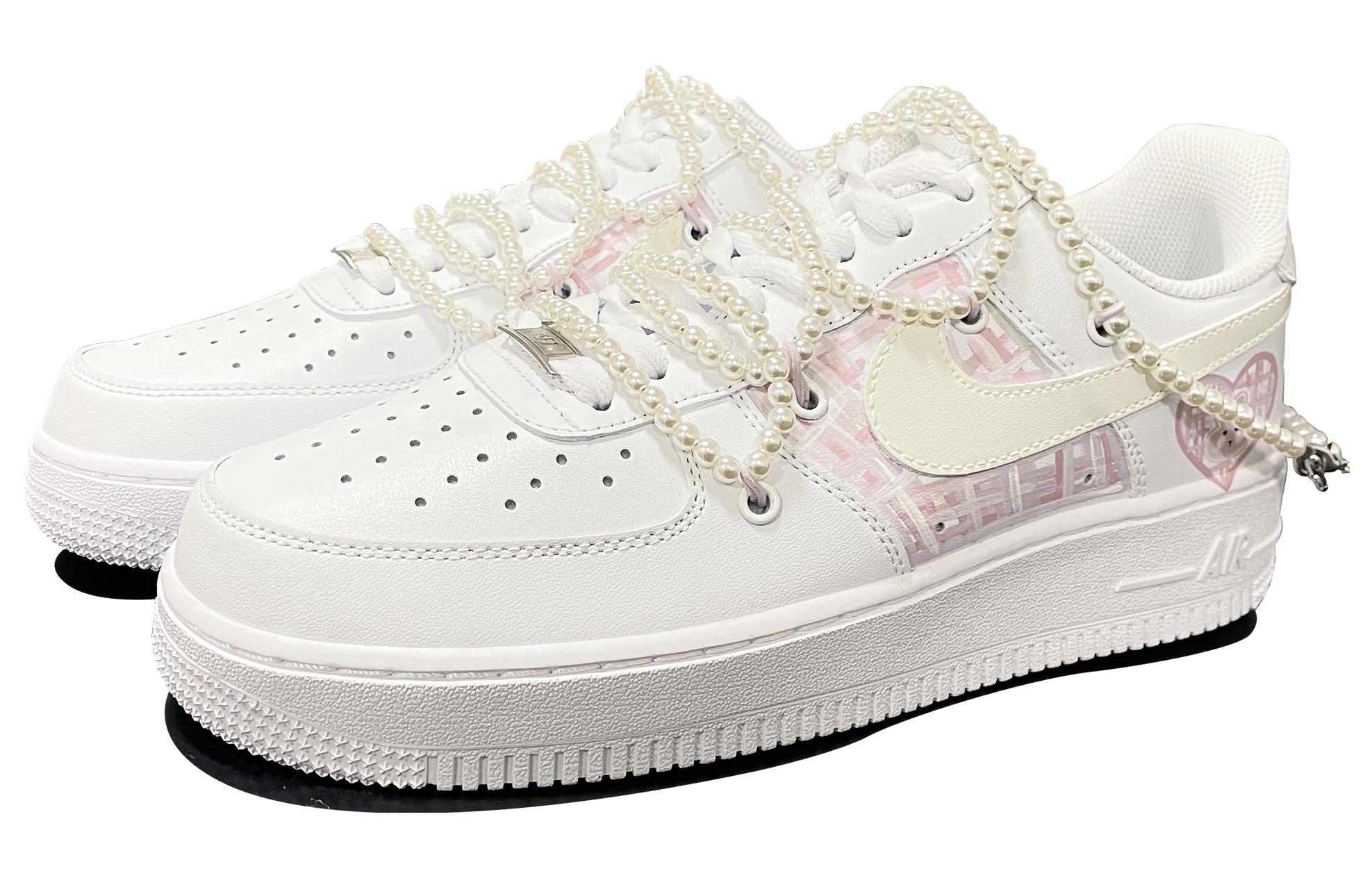 Lookbook (W) [Sepatu Kustom] Nike Air Force 1 Low 'Pink White Heart Bunny' DD8959-100(TeamD-女款爱心小兔QD)