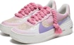 Lookbook 【客製球鞋】Nike Air Force 1 Low 絲絨少女 簡約百搭 特殊鞋帶 防滑耐磨 低筒 休閒板鞋 女款 粉紫