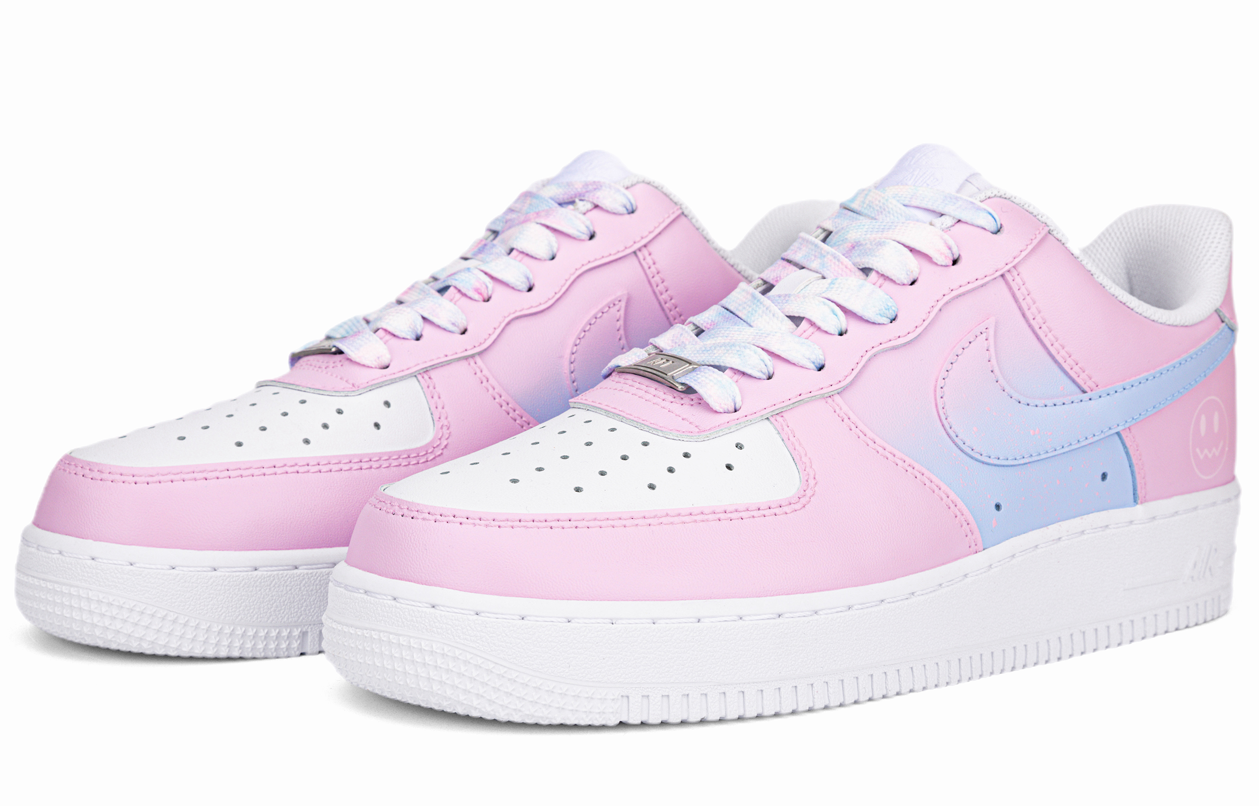 [Custom Shoes] (W) Nike Air Force 1 Low 'Pink Devil Smile' 圖 3