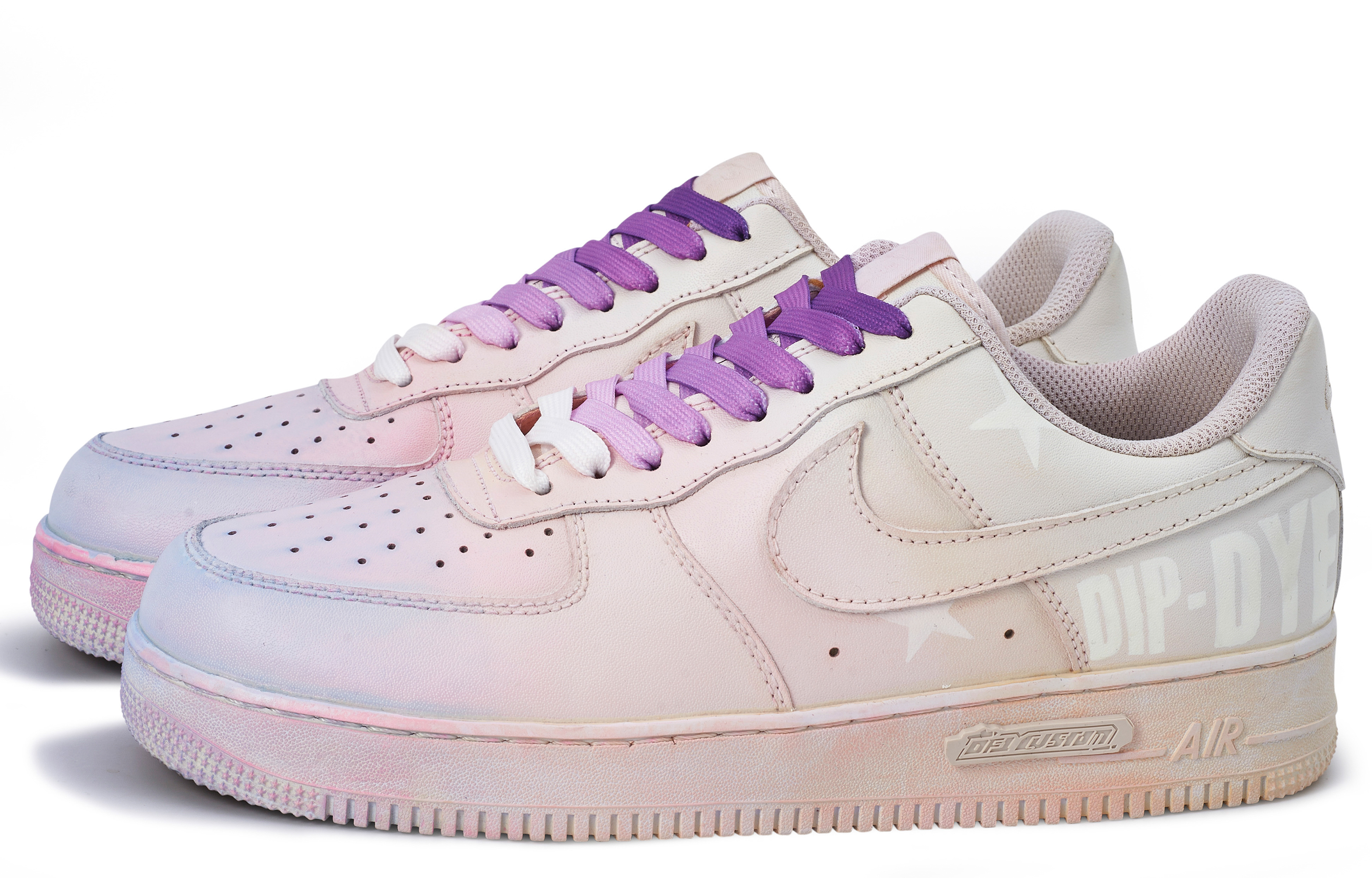 Lookbook (W) [Kasut Custom] Nike Air Force 1 Low 'Merah Jambu Ungu Kuning' DD8959-100(TeamM-女款秋水S-BOX)