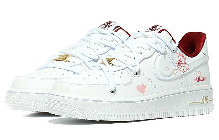Lookbook [Custom Shoes] (Women) Nike Air Force 1 Low 'Pink Box Kitten - Cute Pet'