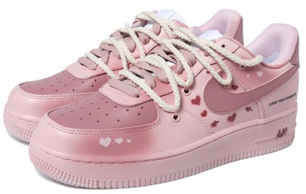 (W) Nike Air Force 1 Low "Corazón Rosa Vintage" DD8959-100(Team拾玖-AF粉心S-BOX) Lookbook (W) Nike Air Force 1 Low "Corazón Rosa Vintage" DD8959-100(Team拾玖-AF粉心S-BOX)