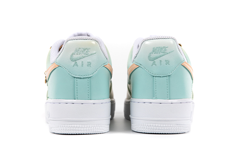 Shop (W) [Sepatu Kustom] Nike Air Force 1 Low 'Pink Green Leaf Gradient' DD8959-100(TeamB-女款叶子)