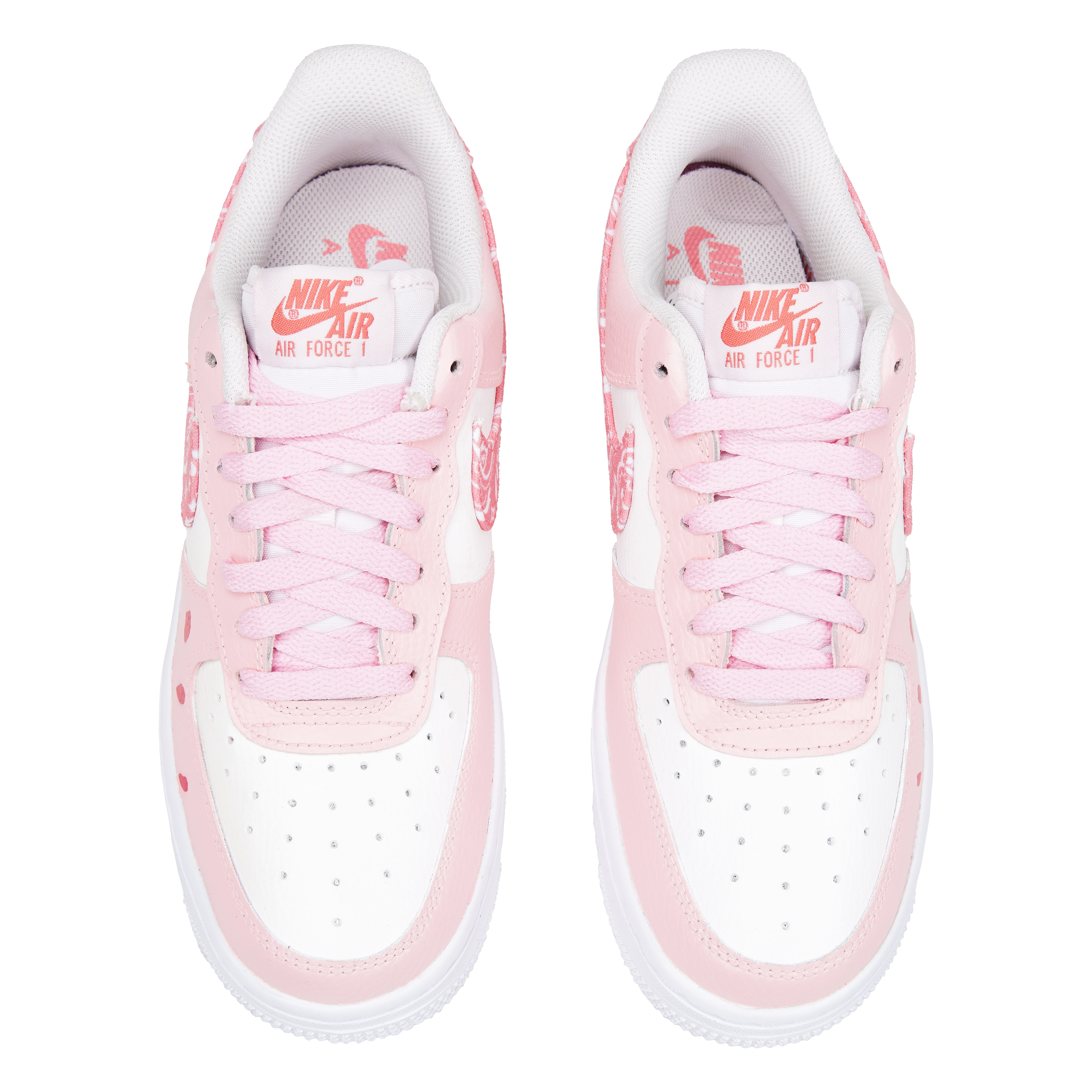 Purchase (W) 나이키 에어포스 1 로우 '핑크 페이즐리 로즈' (커스텀) FD1448-664(Teamp-玫瑰腰果花）