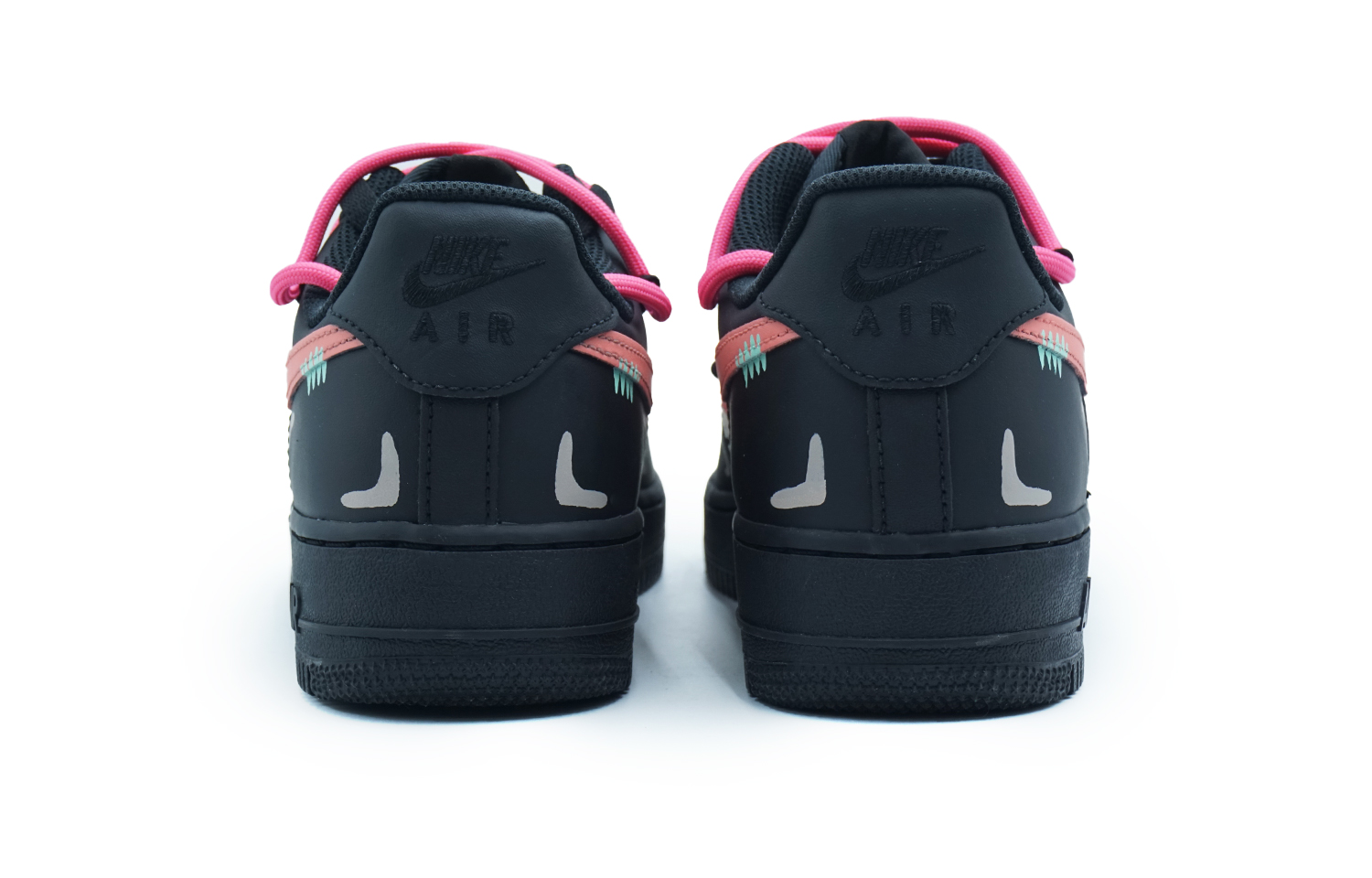 Purchase (W) [定制鞋款] 耐克空军一号低帮‘粉黑武士黑豹’ DD8959-001(Team108-女款粉黑武士)