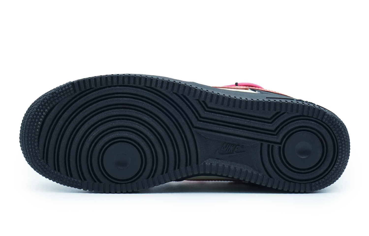 Details for (W) [定制鞋款] 耐克空军一号低帮‘粉黑武士黑豹’ DD8959-001(Team108-女款粉黑武士)