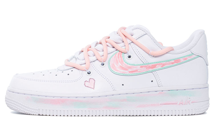 Buy (W) [Sepatu Kustom] Nike Air Force 1 Low 'Pixel Heart Putih Pink' DD8959-100(Team74-AF1像素爱心QD)