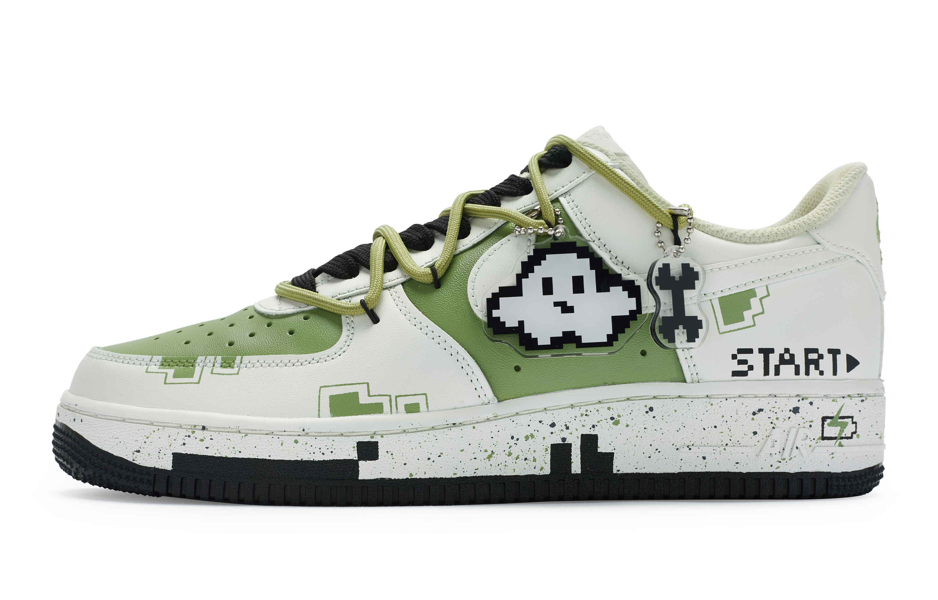 Buy (W) [Zapatos Personalizados] Nike Air Force 1 Low 'Pixel Graffiti' DH2920-111(Team80-女BUG修补S-BOX)