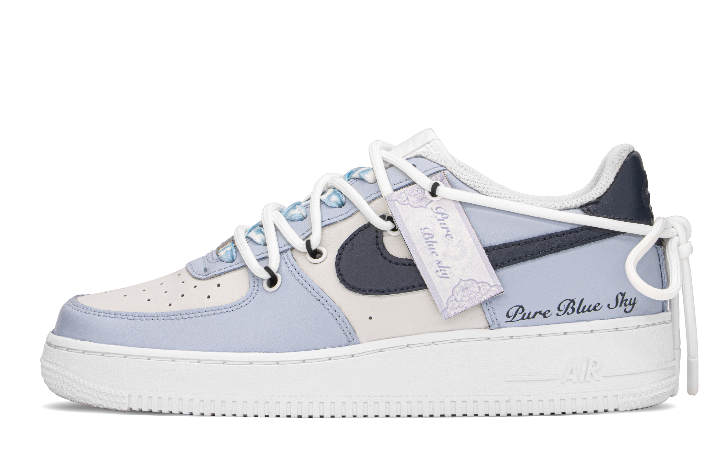 Buy (W) [Sepatu Custom] Nike Air Force 1 Low 'Pure Blue' DD8959-100(TeamA-AF纯净)