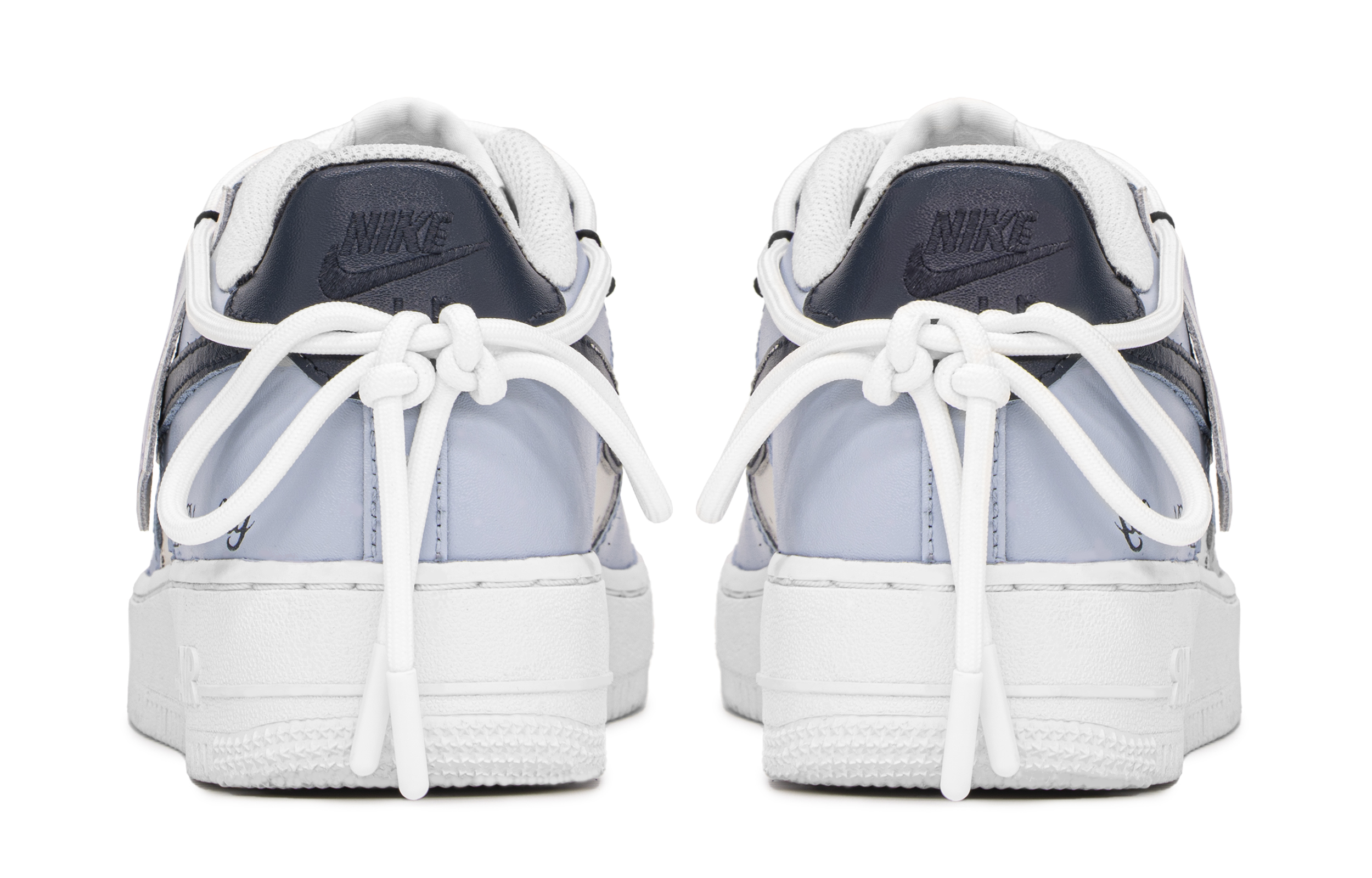 Shop (W) [Sepatu Custom] Nike Air Force 1 Low 'Pure Blue' DD8959-100(TeamA-AF纯净)