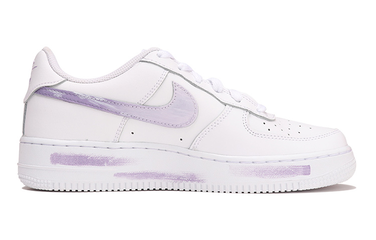 Order (W) [カスタムシューズ] (女性用) ナイキ エア フォース 1 ロー 'パープル グラデーション' 314192-117(TeamThree-女款肌理白紫QD)