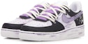 Lookbook 【訂製球鞋】Nike Air Force 1 Low 紫墨流星雨 做舊 渐变 星空 流星 低筒 板鞋 女款 黑紫