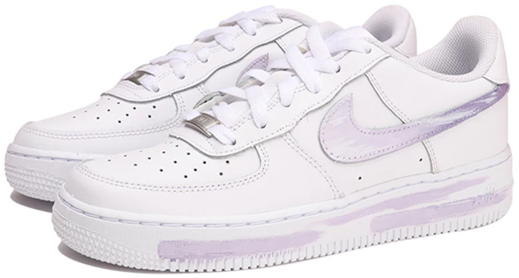 (W) Zapatillas Nike Air Force 1 Low 'Degradé Púrpura' Personalizadas 314192-117(TeamThree-女款肌理白紫QD) Lookbook (W) Zapatillas Nike Air Force 1 Low 'Degradé Púrpura' Personalizadas 314192-117(TeamThree-女款肌理白紫QD)