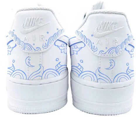 【訂製球鞋】Nike Air Force 1 Low 青花瓷系列 國潮復古 塗鴉 防滑耐磨 低幫 板鞋 女款 白藍 Purchase 【訂製球鞋】Nike Air Force 1 Low 青花瓷系列 國潮復古 塗鴉 防滑耐磨 低幫 板鞋 女款 白藍