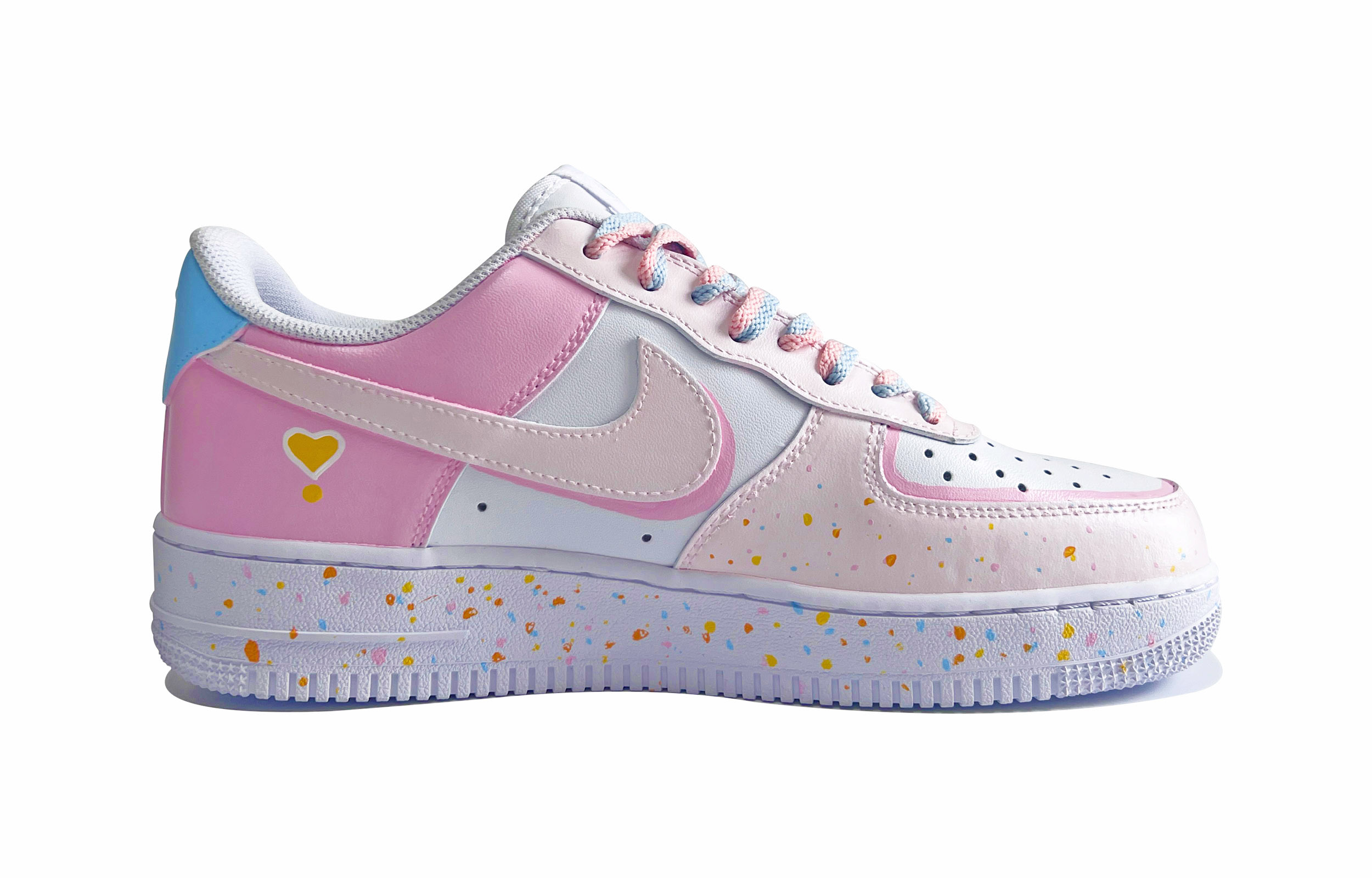 Order (W) Zapatillas Nike Air Force 1 Low 'Arcoíris Rosa Pony-Blanco' DD8959-100(TeamD-女款阳光彩虹小白马)