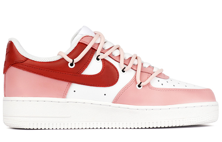 Order (W) [Sneaker Kustom] Nike Air Force 1 Low 'Red Rose' DD8959-100(Team拾柒-女款低帮玫瑰板鞋红粉)