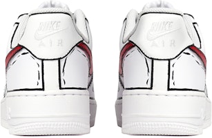 【定制球鞋】Nike Air Force 1 Low 紅色信號 動漫 二次元 簡約高級感 低幫 板鞋 女款 紅白 Shop 【定制球鞋】Nike Air Force 1 Low 紅色信號 動漫 二次元 簡約高級感 低幫 板鞋 女款 紅白