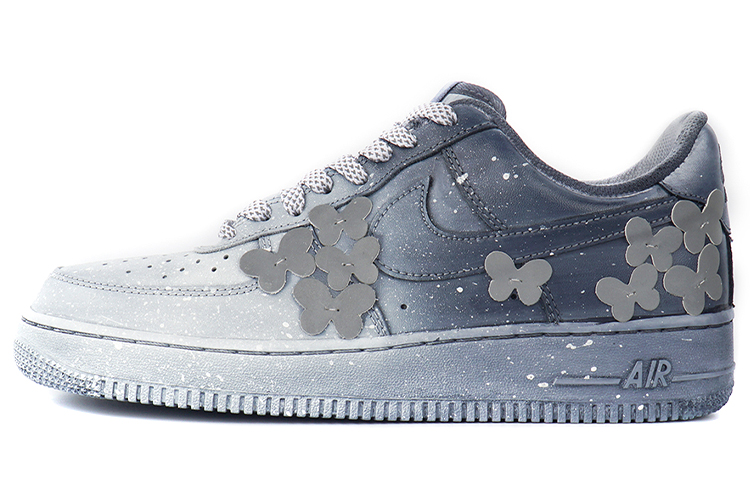 Buy (W) [Sepatu Kustom] Nike Air Force 1 Low 'Reflective Butterfly Abu-Abu' DD8959-100(Team拾柒-女款浸染蝴蝶满天星灰色)