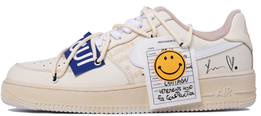 (W) 나이키 에어포스 1 로우 '리치 화이트' (커스텀) DD8959-100(TeamM-女款浸染往事白荔肉白) Buy (W) 나이키 에어포스 1 로우 '리치 화이트' (커스텀) DD8959-100(TeamM-女款浸染往事白荔肉白)