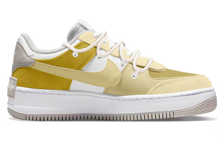 Order (W) [Sepatu Custom] Nike Air Force 1 Low 'Retro Cappuccino Deconstructed' FB7172-111(TeamY-女款芝士拿铁米棕)