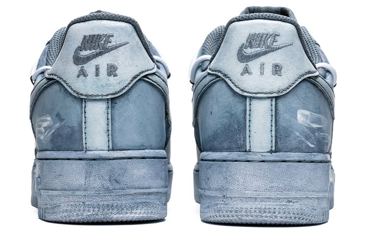 Shop (W) カスタムAF1 ロー レトロ解体ライトブルー DD8959-100(TeamB-女款涂鸦贴布H-BOX)