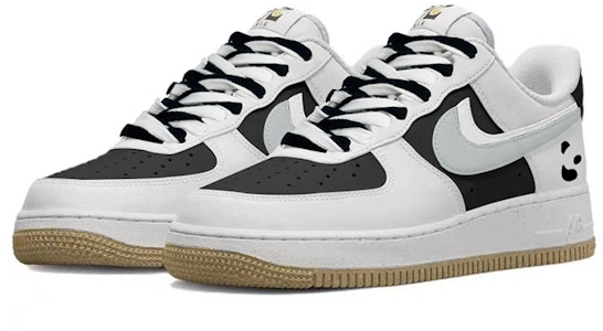 (W) 나이키 에어포스 1 로우 '역판다' (커스텀) DX6065-101(TeamY-女款双勾小熊猫反转黑白) Lookbook (W) 나이키 에어포스 1 로우 '역판다' (커스텀) DX6065-101(TeamY-女款双勾小熊猫反转黑白)