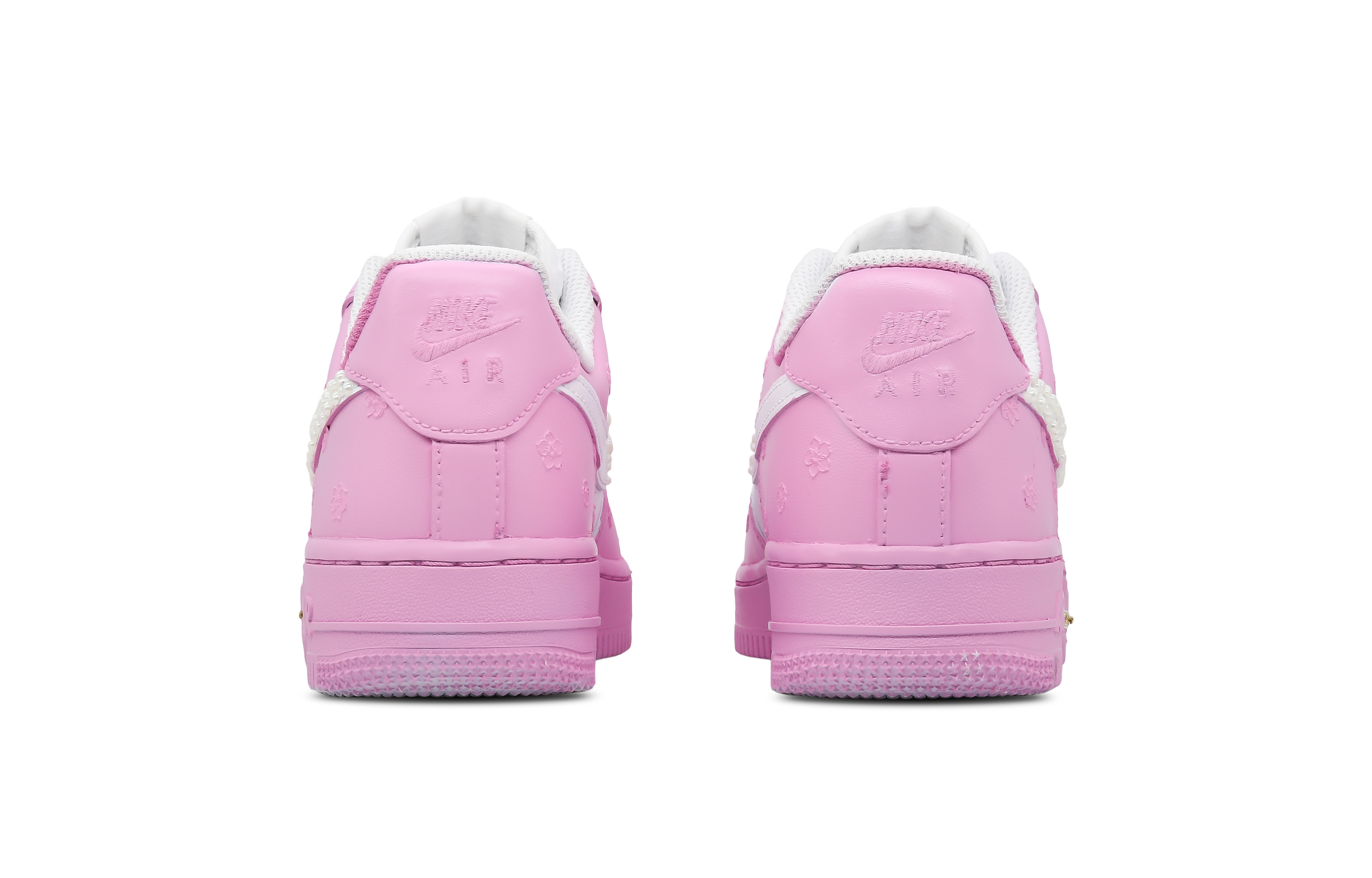 Shop (W) [Kasut Rekaan Tersuai] Nike Air Force 1 Rendah 'Rococo Pink Berukir' DD8959-100(Teamone-AF1珠翠粉）