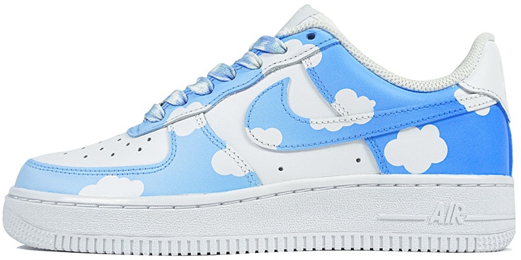 custom-shoes-women-nike-air-force-1-low-romantic-blue-sky-and-cute-clouds
