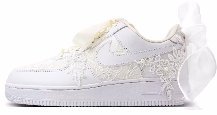 (W) 나이키 에어포스 1 로우 '웨딩 화이트' (Nike Air Force 1 Low 'Wedding White') DD8959-100(Team53女款世纪婚礼) Buy (W) 나이키 에어포스 1 로우 '웨딩 화이트' (Nike Air Force 1 Low 'Wedding White') DD8959-100(Team53女款世纪婚礼)