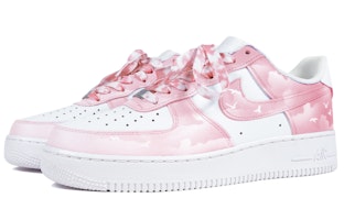 【定制球鞋】 Nike Air Force 1 Low 空軍一號 玖制 浪漫天際 海鷗 飛鳥休閒 低幫 板鞋 女款 白粉 Lookbook 【定制球鞋】 Nike Air Force 1 Low 空軍一號 玖制 浪漫天際 海鷗 飛鳥休閒 低幫 板鞋 女款 白粉
