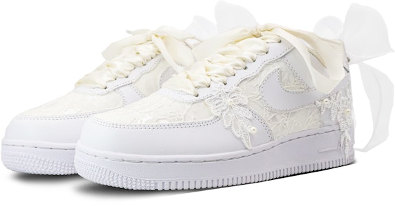 (W) 나이키 에어포스 1 로우 '웨딩 화이트' (Nike Air Force 1 Low 'Wedding White') DD8959-100(Team53女款世纪婚礼) Lookbook (W) 나이키 에어포스 1 로우 '웨딩 화이트' (Nike Air Force 1 Low 'Wedding White') DD8959-100(Team53女款世纪婚礼)