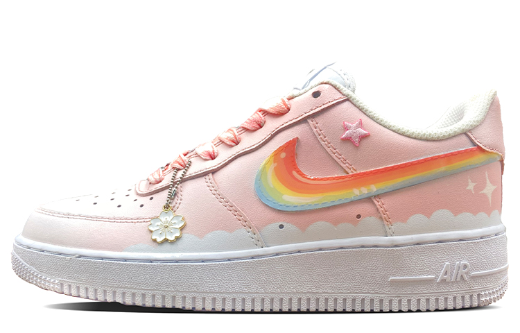 Buy (W) [Kasut Tersuai] Nike Air Force 1 Rendah 'Sakura Pink Gradient' DH2920-111-(TeamS-女款果冻胶马卡龙彩虹钩)