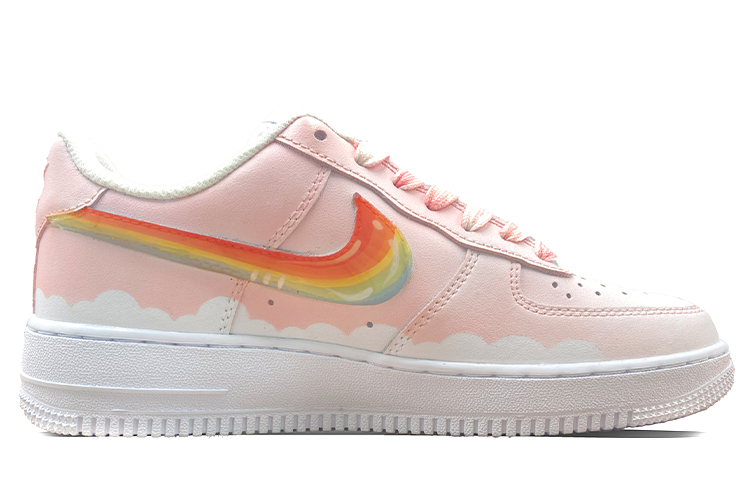 Order (W) [Kasut Tersuai] Nike Air Force 1 Rendah 'Sakura Pink Gradient' DH2920-111-(TeamS-女款果冻胶马卡龙彩虹钩)