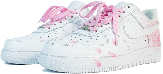 【定製球鞋】Nike Air Force 1 Low 空軍一號 玖製 手繪櫻花 櫻花樹 花瓣 櫻舞滿天 復古 休閒 低幫 板鞋 女款 白粉 Lookbook 【定製球鞋】Nike Air Force 1 Low 空軍一號 玖製 手繪櫻花 櫻花樹 花瓣 櫻舞滿天 復古 休閒 低幫 板鞋 女款 白粉