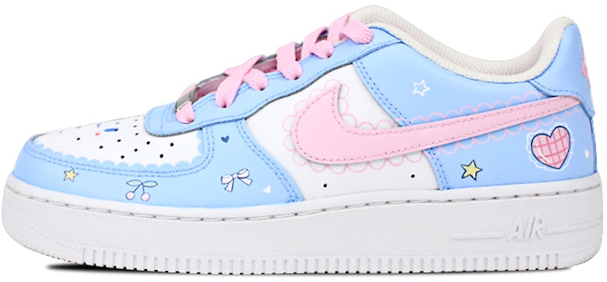 【定制球鞋】 Nike Air Force 1 Low 空軍一號 動漫 三麗鷗 玉桂狗 蝴蝶結 愛心 少女 可愛氛圍 手繪噴繪 低幫 板鞋 女款 粉藍 Buy 【定制球鞋】 Nike Air Force 1 Low 空軍一號 動漫 三麗鷗 玉桂狗 蝴蝶結 愛心 少女 可愛氛圍 手繪噴繪 低幫 板鞋 女款 粉藍