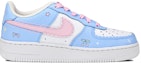 Order 【定制球鞋】 Nike Air Force 1 Low 空軍一號 動漫 三麗鷗 玉桂狗 蝴蝶結 愛心 少女 可愛氛圍 手繪噴繪 低幫 板鞋 女款 粉藍