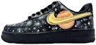 Buy 【訂製球鞋】Nike Air Force 1 Low 國風油畫 土星 太空環繞 星空 防滑耐磨 低筒 板鞋· 女款 女黑·