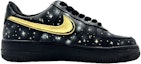 Order 【訂製球鞋】Nike Air Force 1 Low 國風油畫 土星 太空環繞 星空 防滑耐磨 低筒 板鞋· 女款 女黑·