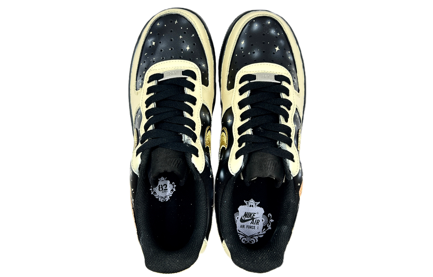 Shop (W) [Zapatillas Personalizadas] Nike Air Force 1 Low 'Saturn Space Gold' DD8959-001(TEAM64-女款土星金色)