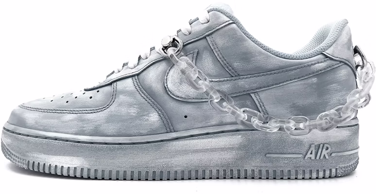 (W) 나이키 에어포스 1 로우 '스크래치 그레이' (커스텀) 315115-112(TeamE-浸染-酒精刮刮乐-灰色) Buy (W) 나이키 에어포스 1 로우 '스크래치 그레이' (커스텀) 315115-112(TeamE-浸染-酒精刮刮乐-灰色)