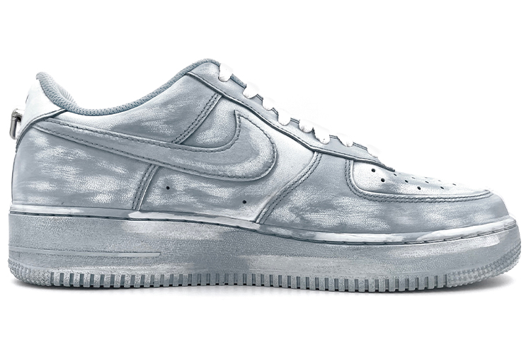 Order (W) 나이키 에어포스 1 로우 '스크래치 그레이' (커스텀) 315115-112(TeamE-浸染-酒精刮刮乐-灰色)