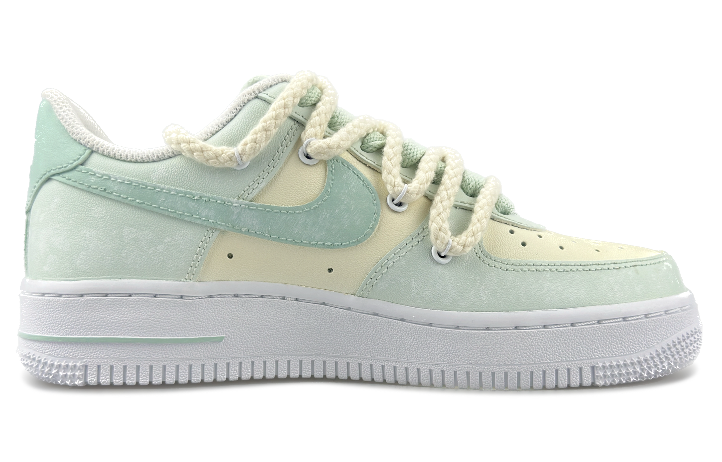 Order (W) [Zapatillas Personalizadas] Nike Air Force 1 Low 'Sea Salt Milk Bae' DD8959-100(Team79-女款海盐奶贝)