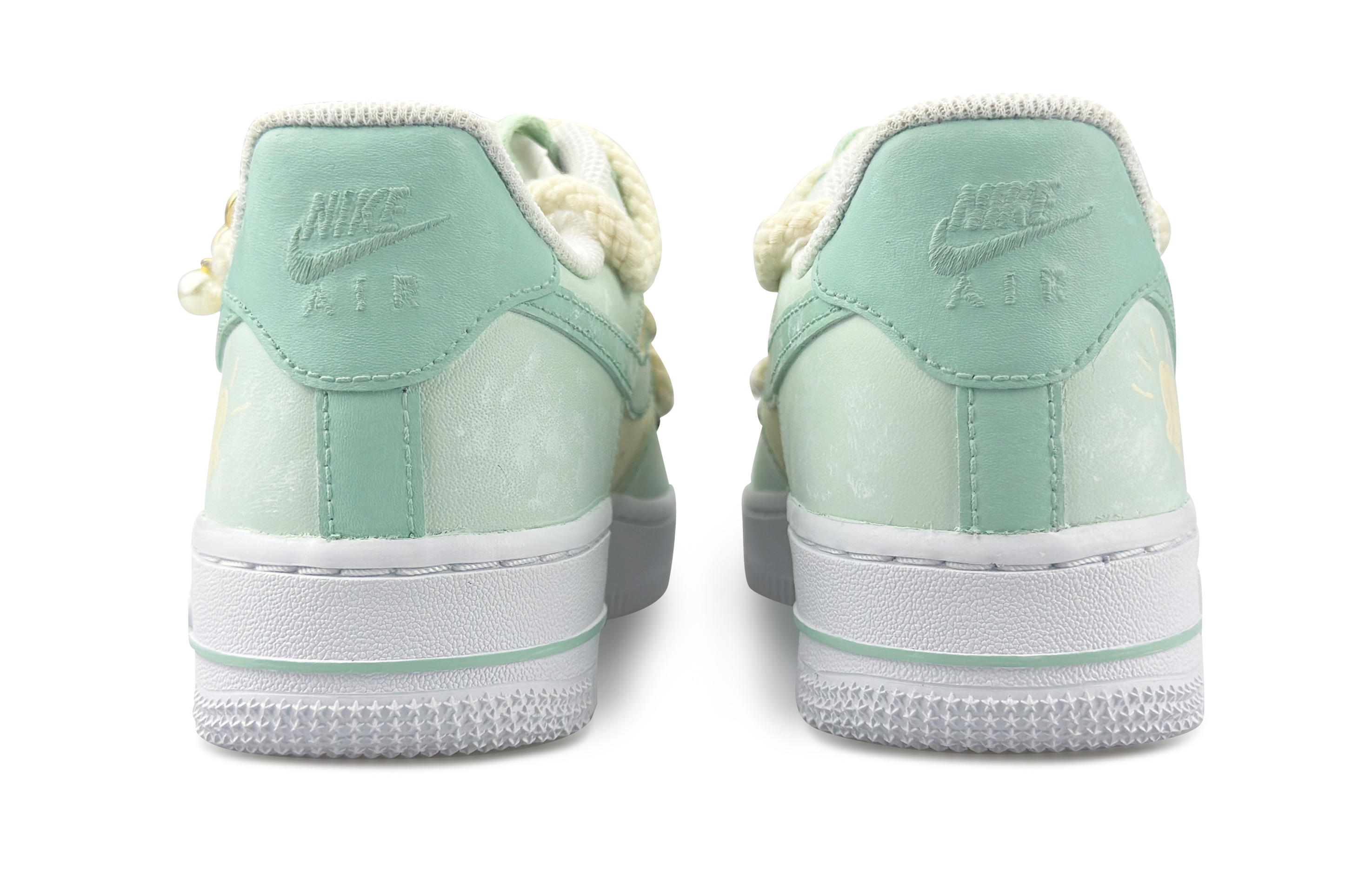 Shop (W) [Zapatillas Personalizadas] Nike Air Force 1 Low 'Sea Salt Milk Bae' DD8959-100(Team79-女款海盐奶贝)